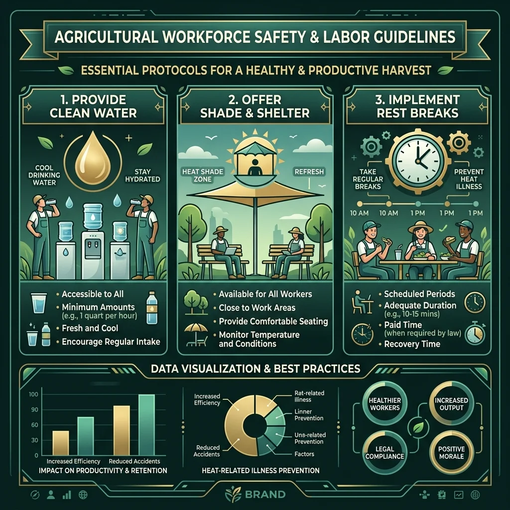 Agricultural Workforce Safety Guidelines Infographic